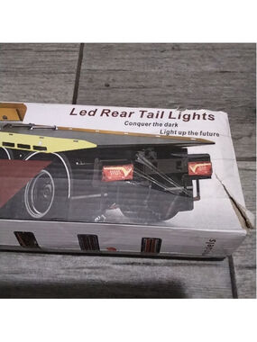 Unbranded LED Rear Tail Lights One Size Red White